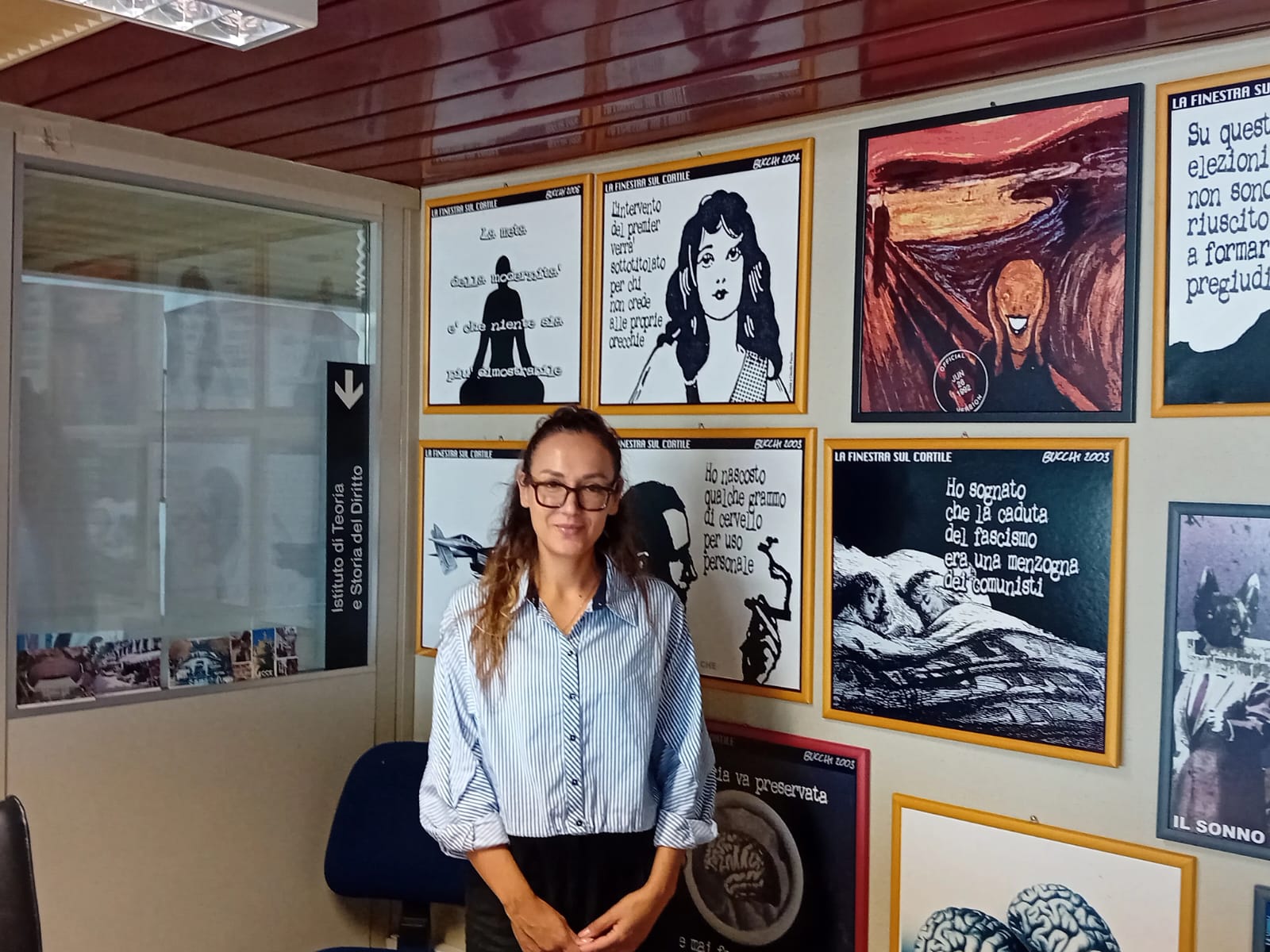 Shqiponja Ahmetaj during her visit at the CIIT Lab - University of Salerno